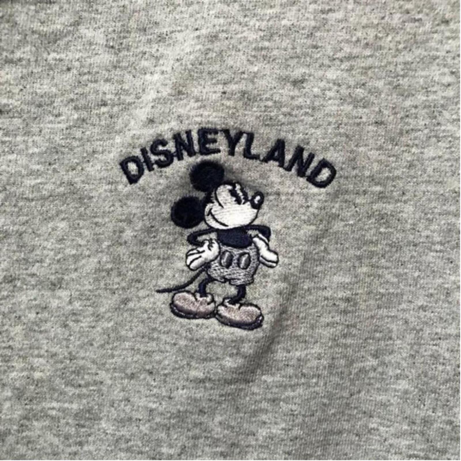 Other Vintage Disneyland Mickey Mouse Embroidered Grey T-Shirt Size ONE SIZE - 3 Thumbnail