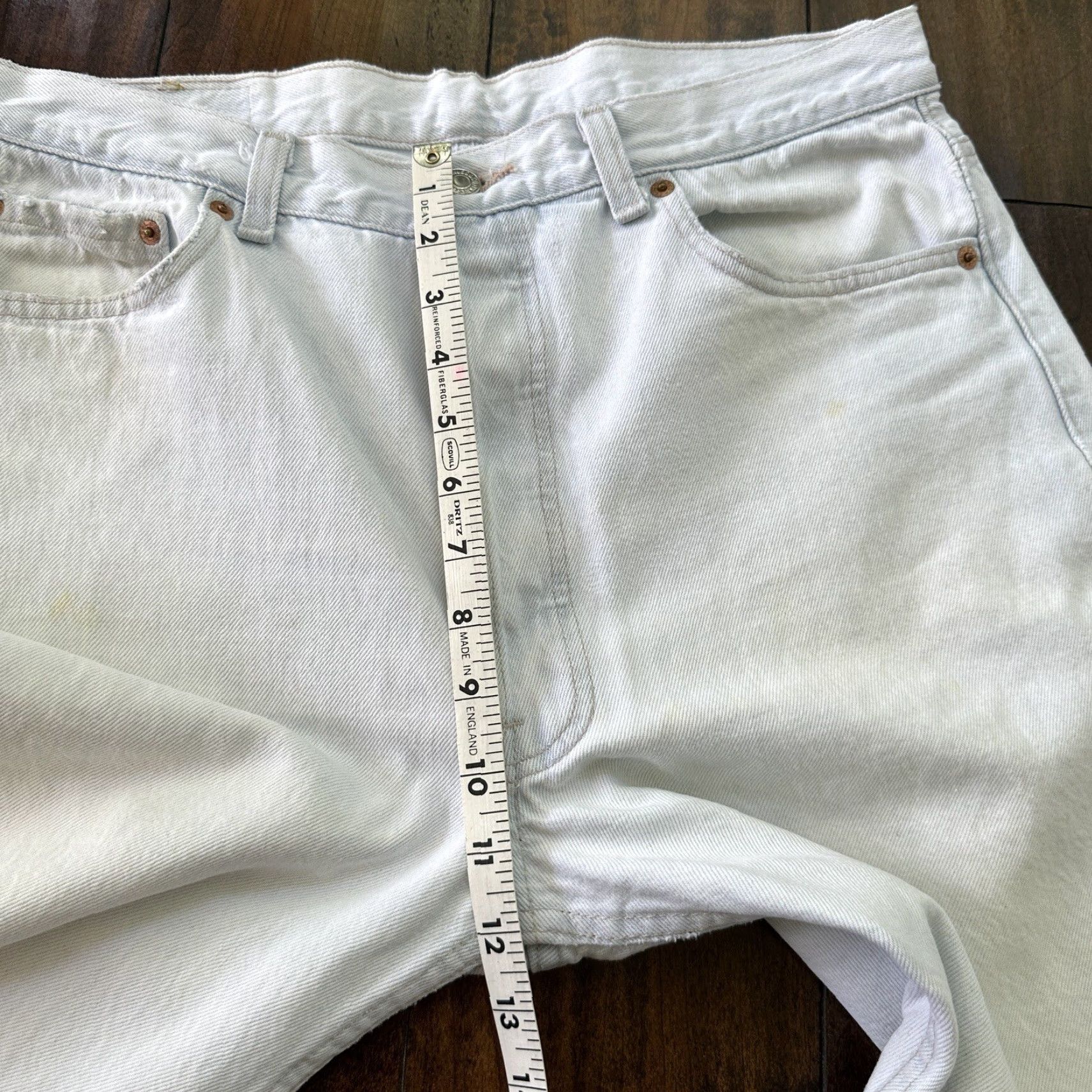 Levi's VINTAGE Levi's 501 Jeans Men 36x30 Blue Light Wash 90s Straight Denim USA 501 XX 80s Size US 36 / EU 52 - 7 Thumbnail