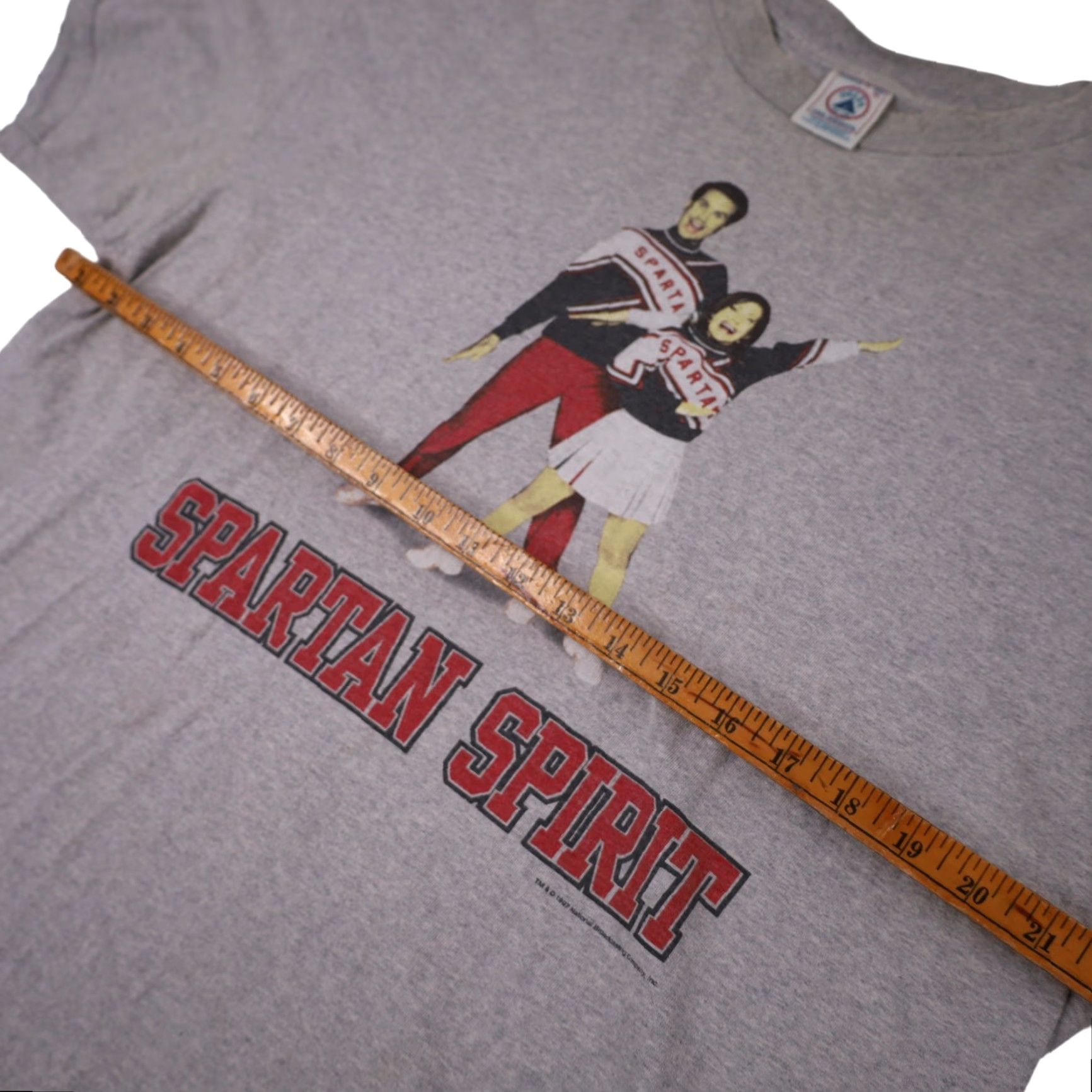 ESPIRIT VINTAGE SNL Spartan Spirit Will Ferrell Graphic T Shirt Mens XL Gray 90s Size US XL / EU 56 / 4 - 7 Thumbnail