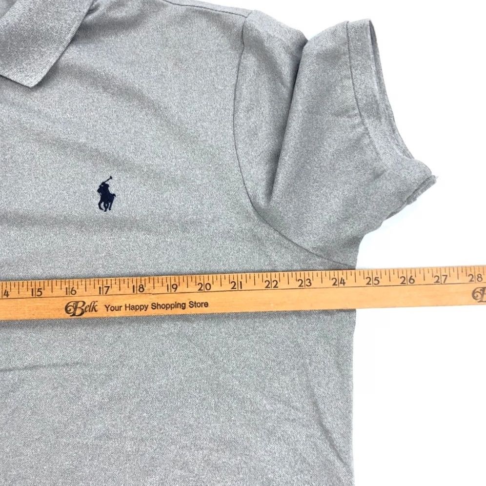 Polo Ralph Lauren Polo Ralph Lauren Performance Polo Shirt Men's XL Heather Gray Short Sleeve Shirt Polo Player Embroidered Logo Size US XL / EU 56 / 4 - 6 Thumbnail