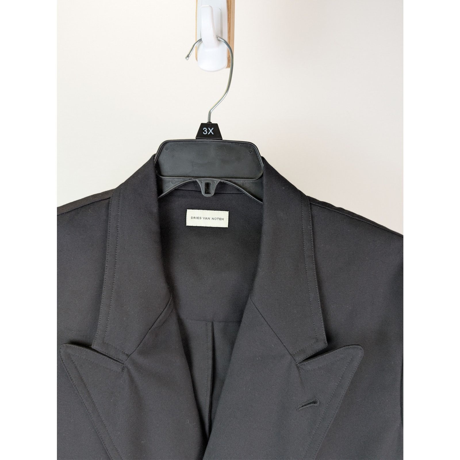 Dries Van Noten o1rshd1 Caplans Blazer Jacket in Black Size US S / EU 44-46 / 1 - 7 Thumbnail