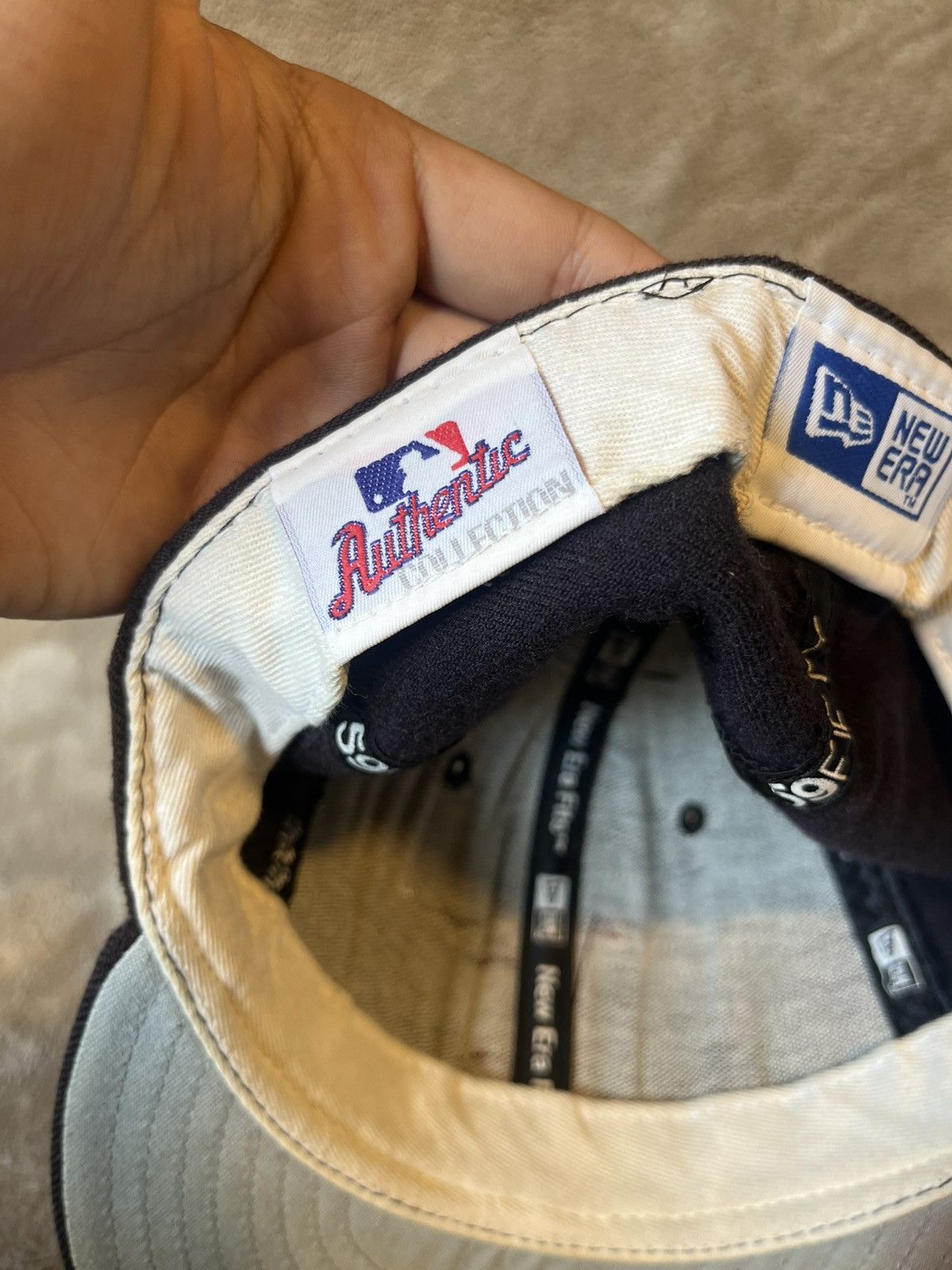 New Era Vintage 90’s NBL Boston Red Sox New Era wool Baseball Cap Size ONE SIZE - 6 Thumbnail