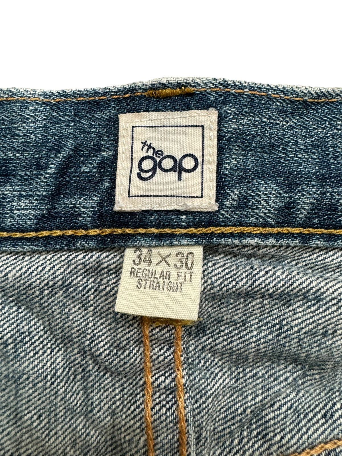 Gap 💸LASTDROP💸 Vintage Gap 1969 Blue Faded Distressed Jeans Size US 35 - 11 Thumbnail