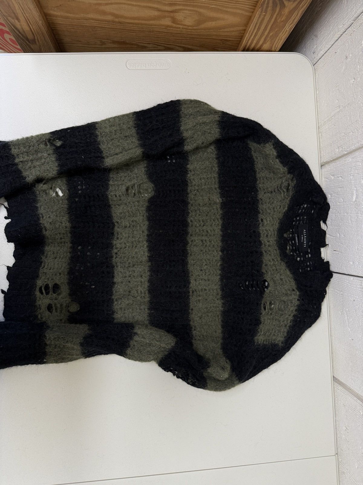 Allsaints Extreme Distressed sweater