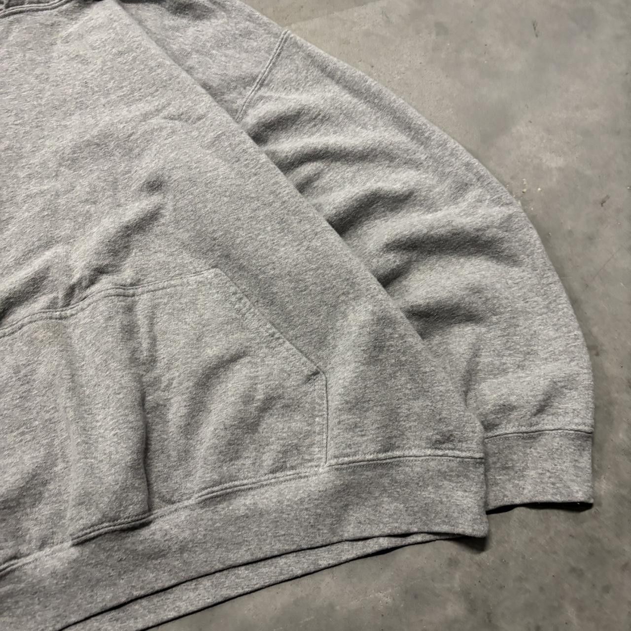 Japanese Brand × Vintage Crazy Vintage Y2K/2000s Light Grey Blank Russell Style Essential Hoodie! Size US L / EU 52-54 / 3 - 4 Thumbnail