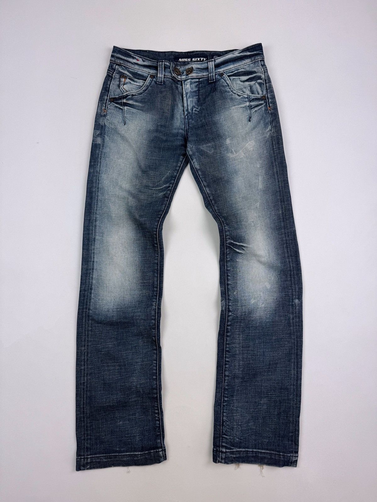 Miss Sixty Miss Sixty Bella Flared Washed Women’s Jeans Pants Size 32" / US 10 / IT 46 - 1 Thumbnail