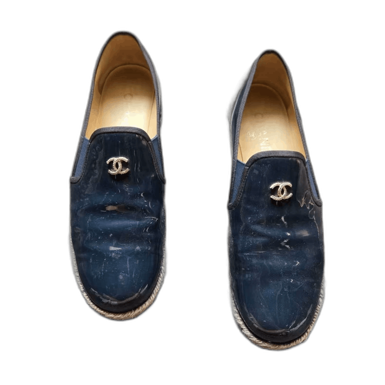 Chanel Chanel Patent Leather Slip-On Shoes Size 38.5 Size US 8.5 / EU 41-42 - 1 Thumbnail