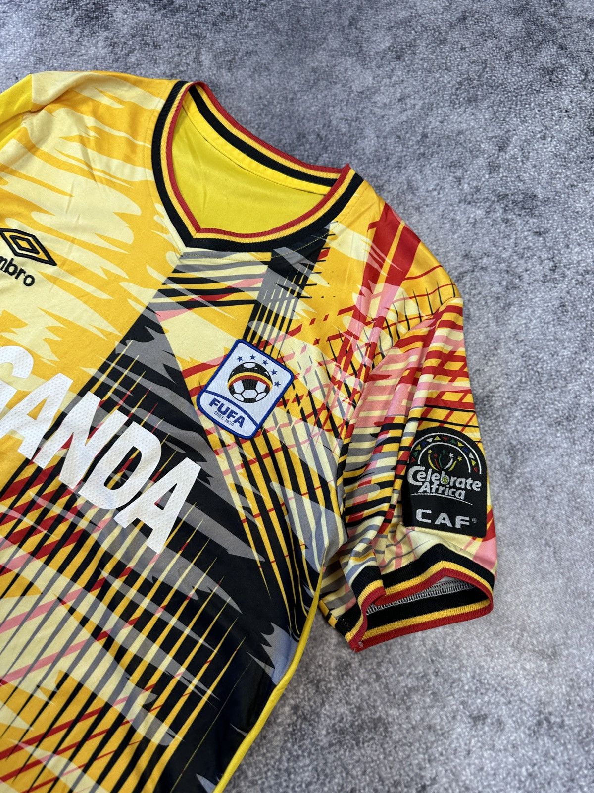 Umbro Umbro Uganda Soccer Jersey Logo Streetwear Rare Casual S Size US S / EU 44-46 / 1 - 3 Thumbnail
