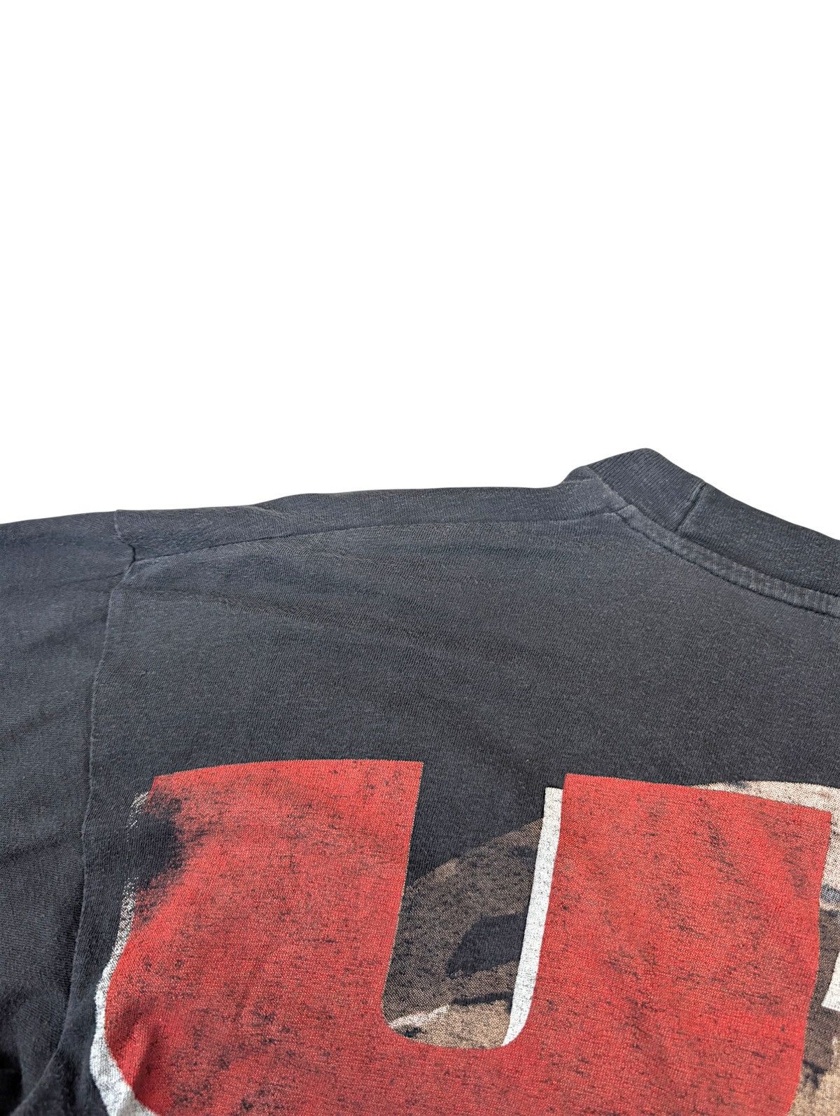 Vintage U2 Vintage 90s Single Stiched Rap Graphic Tee Merch Band Size US L / EU 52-54 / 3 - 2 Thumbnail