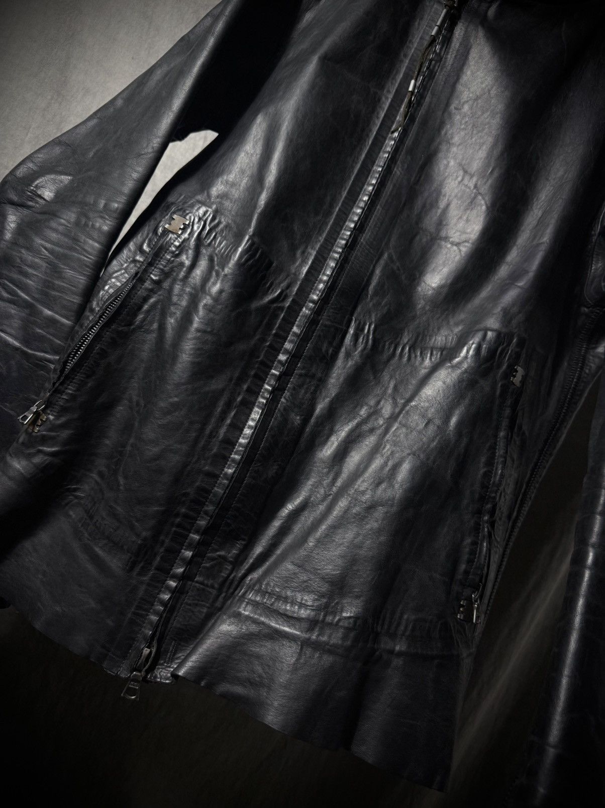 Isaac Sellam Experience ISAAC SELLAM Heavy Calfskin Jacket Size US S / EU 44-46 / 1 - 7 Thumbnail