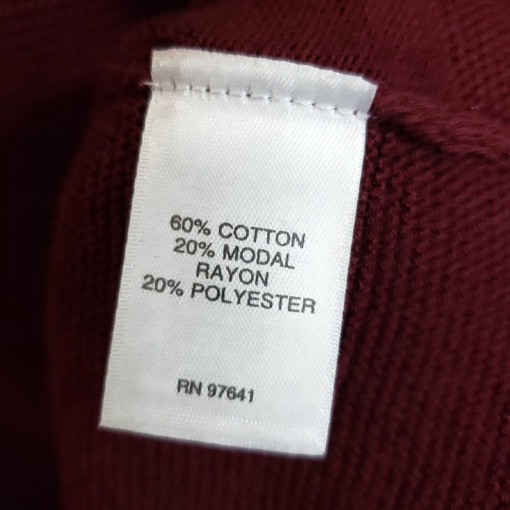 J. Jill PureJill Womens Knit Top Sz Small Brick Red V-Neck Cotton Blend Pullover Shirt Womens Size S / US 4 / IT 40 - 5 Thumbnail