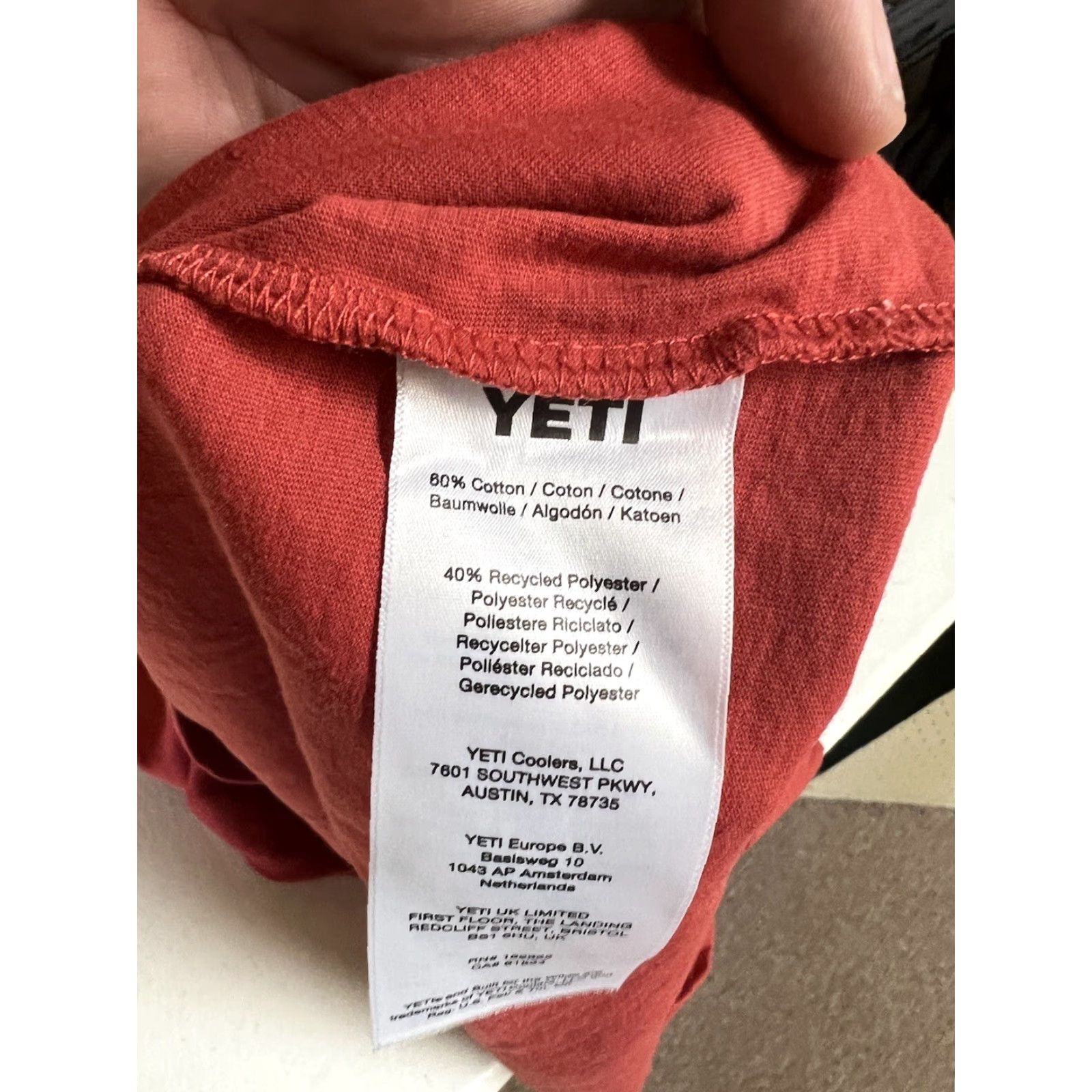 Yeti Yeti Shirt Mens Large Graphic Ski Mountain Range Outdoor Casual Tee Red Size US L / EU 52-54 / 3 - 3 Thumbnail