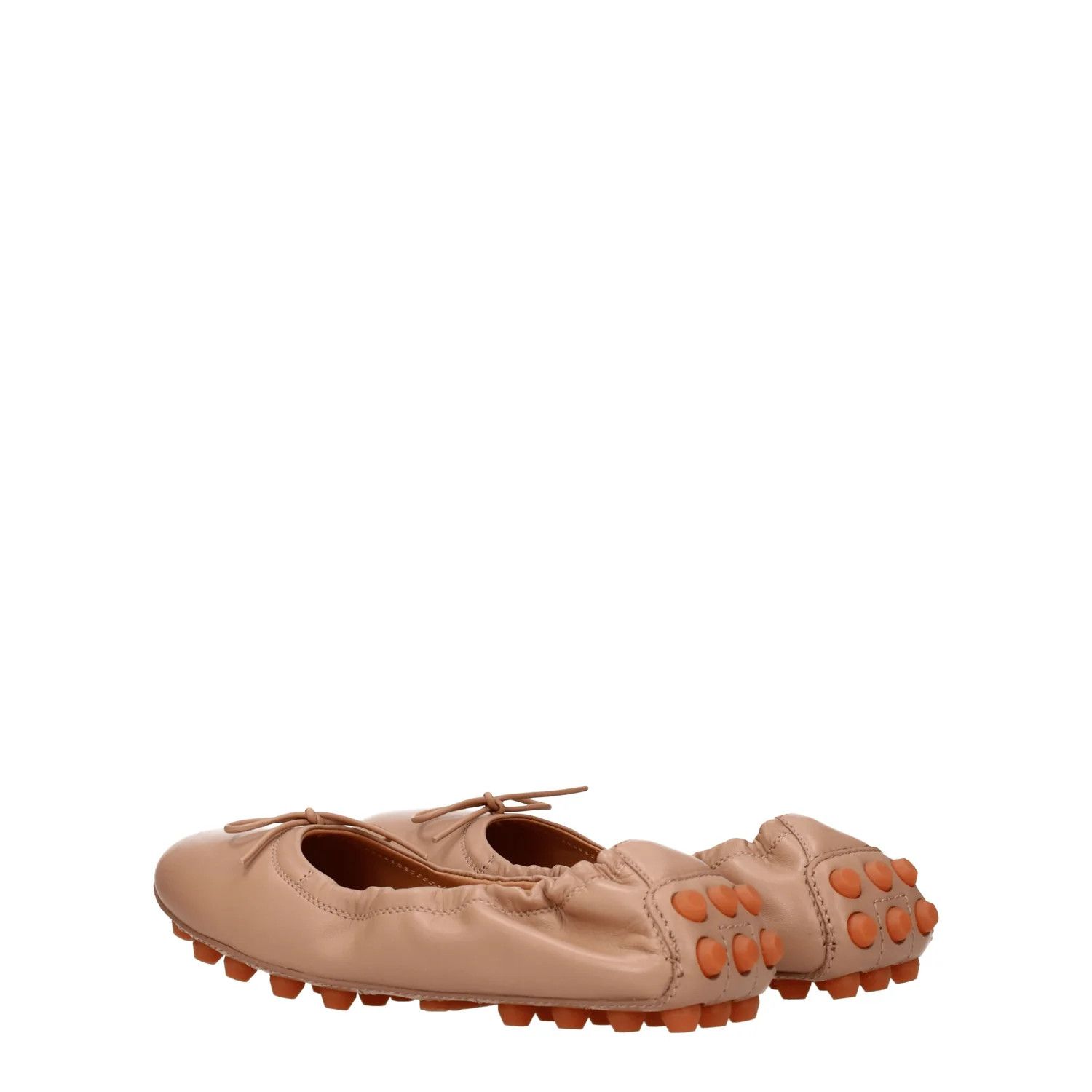 Tod's ob1o1e1224 Leather Ballet Flats in Pink Size US 7.5 / IT 37.5 - 4 Thumbnail
