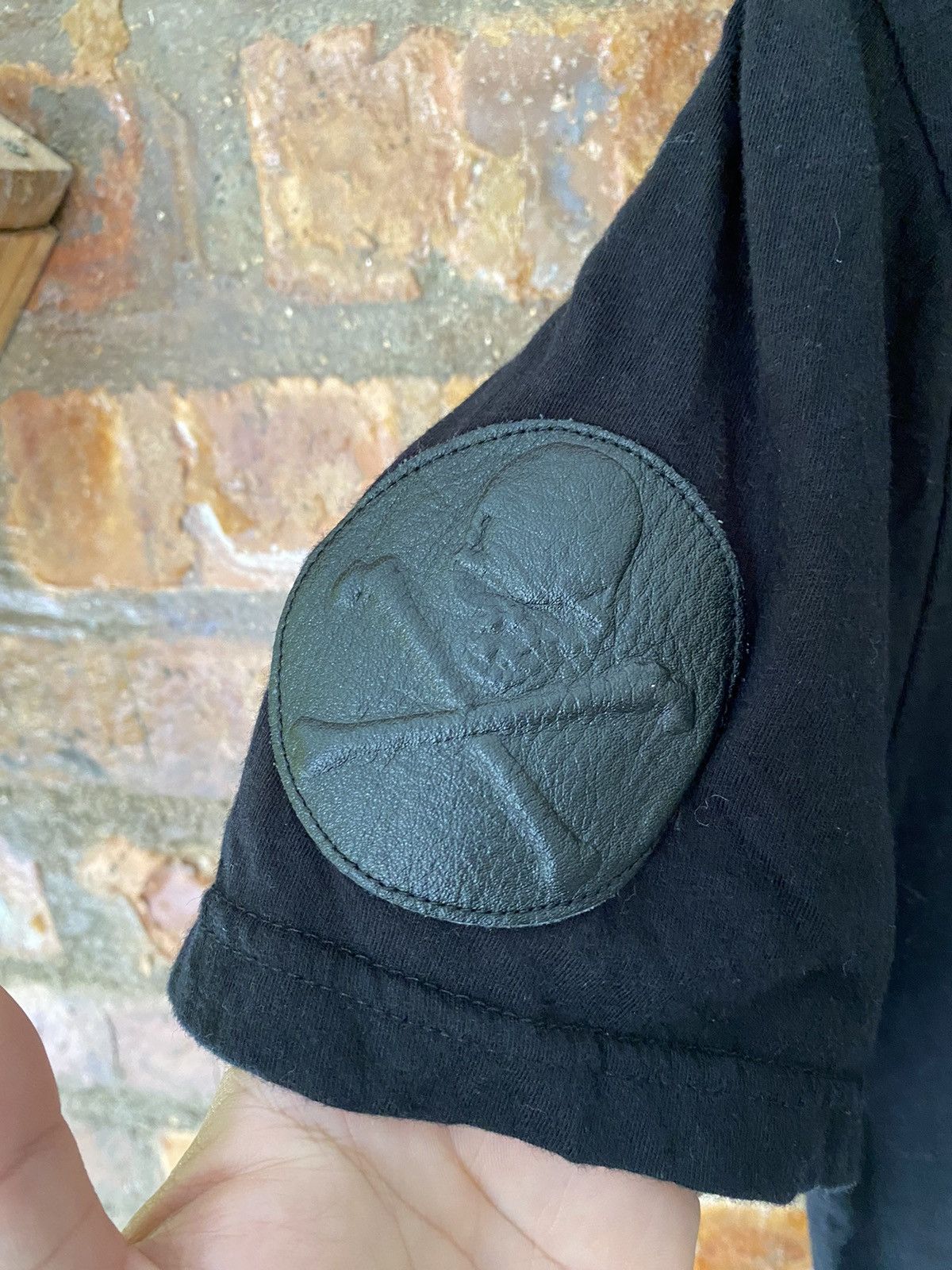 JACKROSE × Japanese Brand × Shellac 2000s Jackrose X Collars leather patch skull union Jack Size US M / EU 48-50 / 2 - 6 Thumbnail