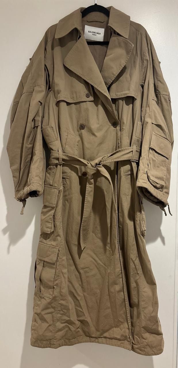 Balenciaga Balenciaga Clones Muti Pocket Cargo Trench Coat Size US S / EU 44-46 / 1 - 2 Thumbnail
