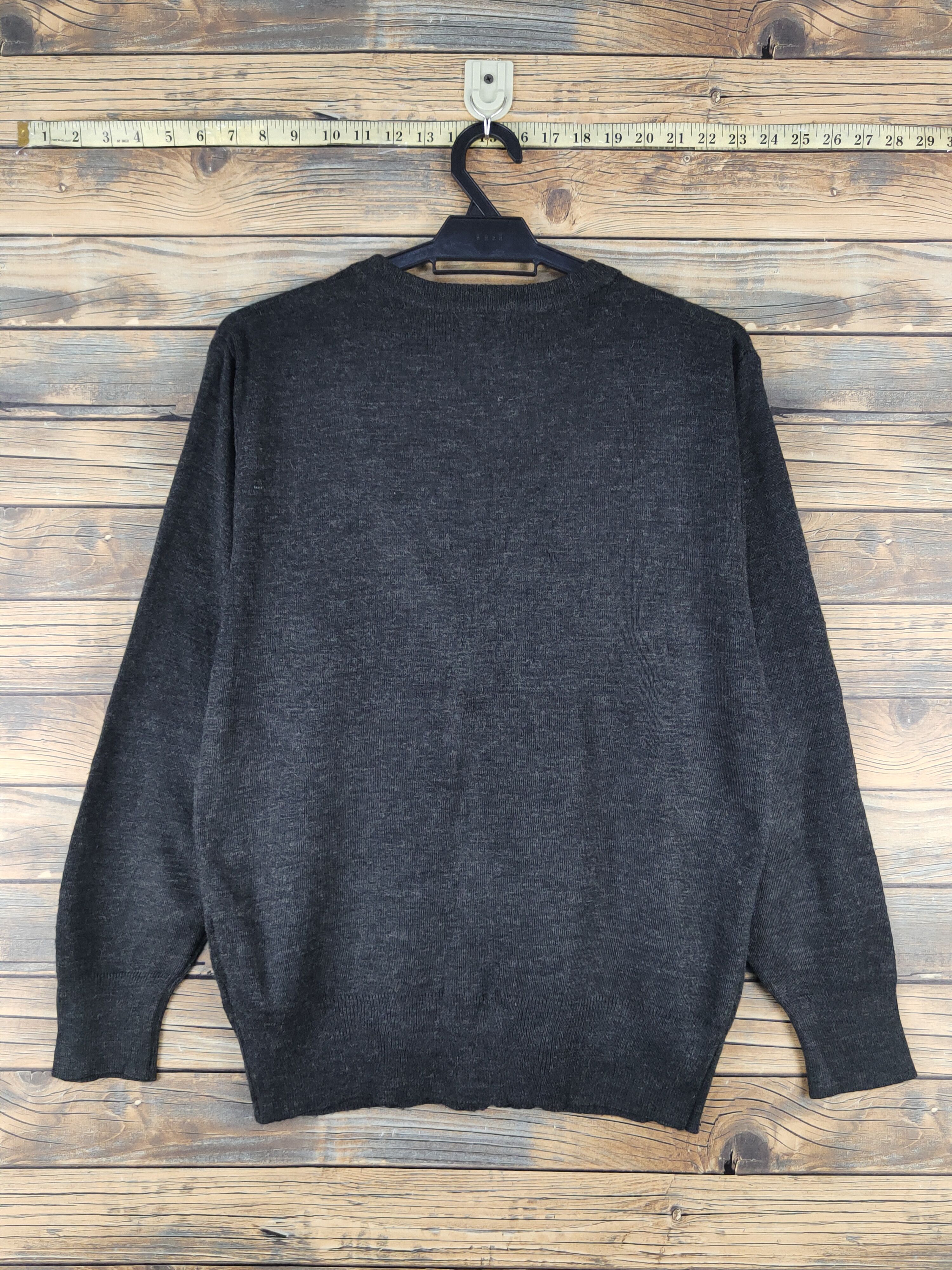 Homespun Knitwear × Japanese Brand Ventviolet Black Knitwear Cardigan#W1252 Size US M / EU 48-50 / 2 - 7 Thumbnail