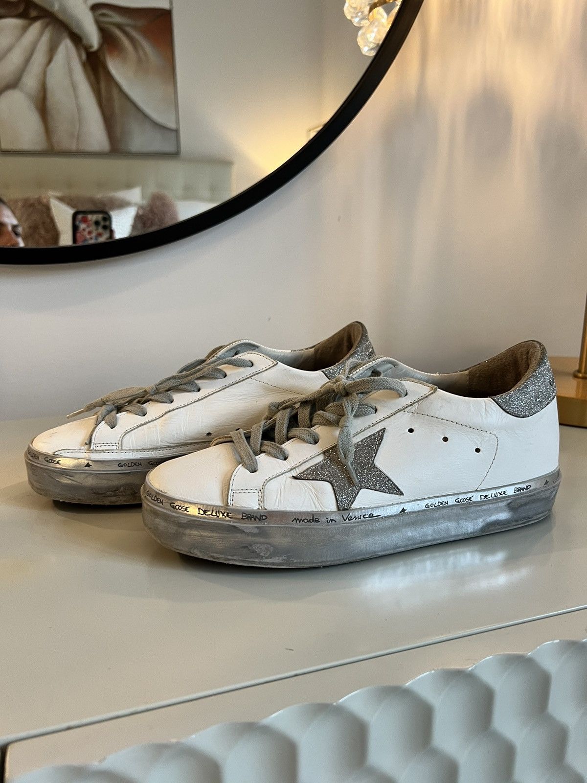 Golden Goose Golden Goose HISTAR low-top sneakers Size US 8 / IT 38 - 1 Thumbnail