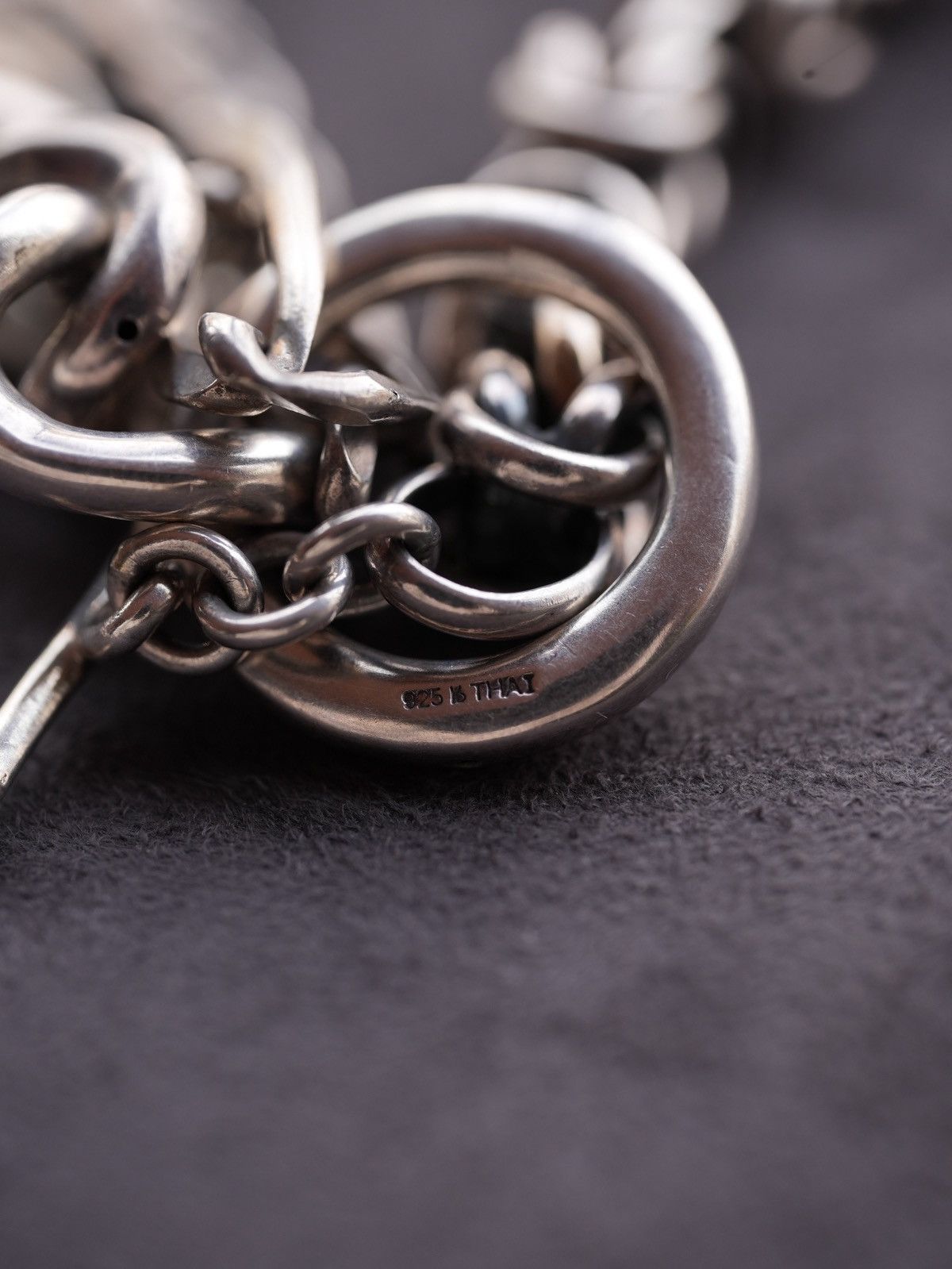 Japanese Brand Sakazuki Tazuna – Vintage Silver Necklace by Machico Okano Size ONE SIZE - 3 Thumbnail