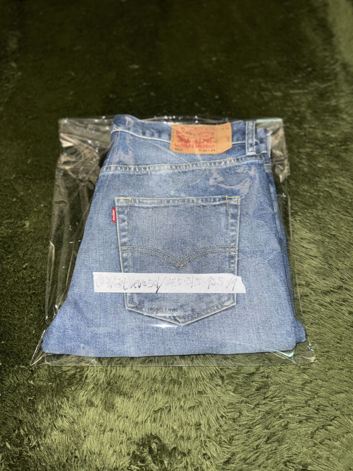 Levi's [W36/L34] Levis 501 USA vintage washed denim pants (shorted) Size US 36 / EU 52 - 11 Thumbnail