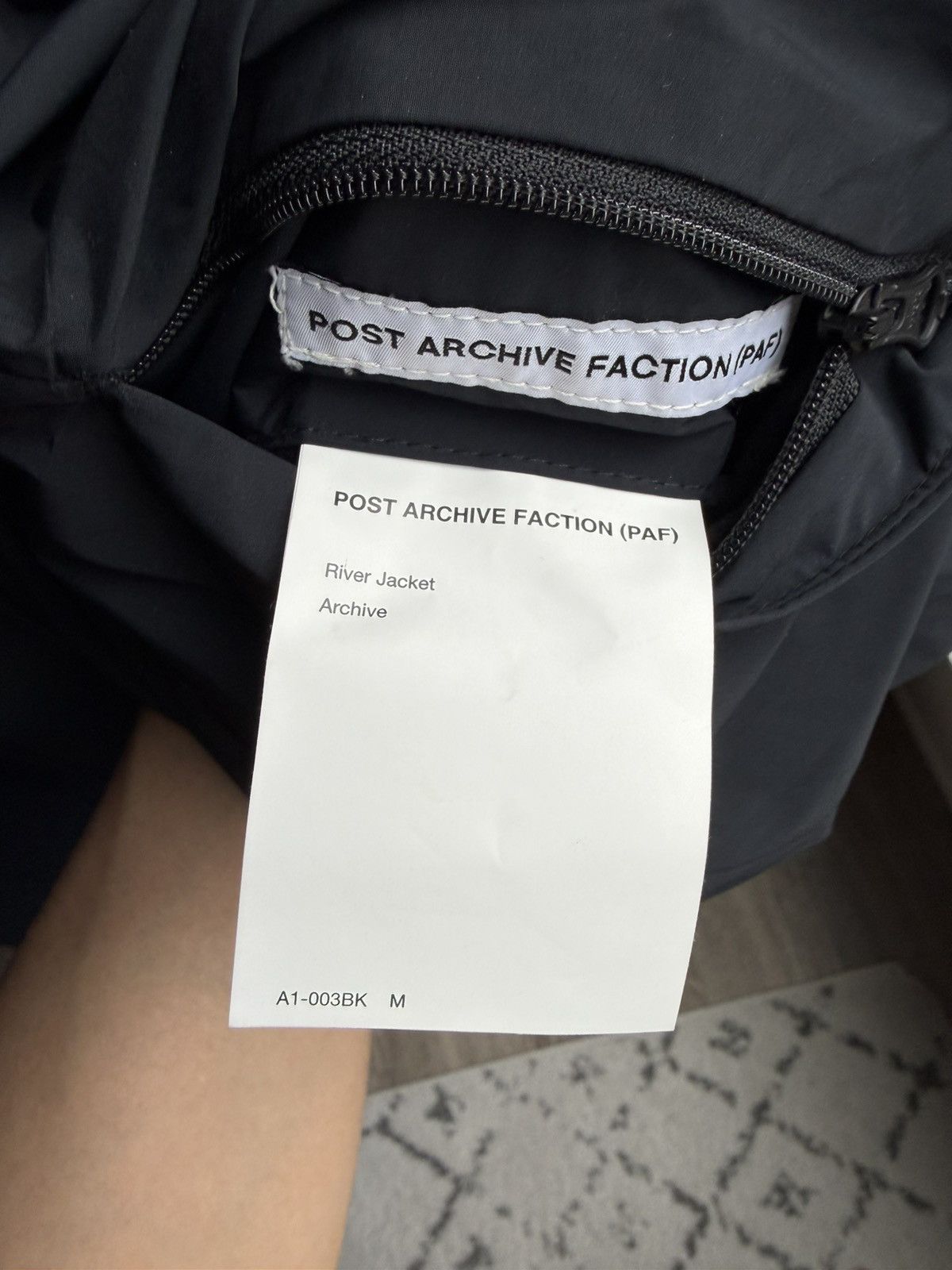 POST ARCHIVE FACTION (PAF) POST ARCHIVE FACTION (PAF) RIVER JACKET Size US M / EU 48-50 / 2 - 6 Thumbnail