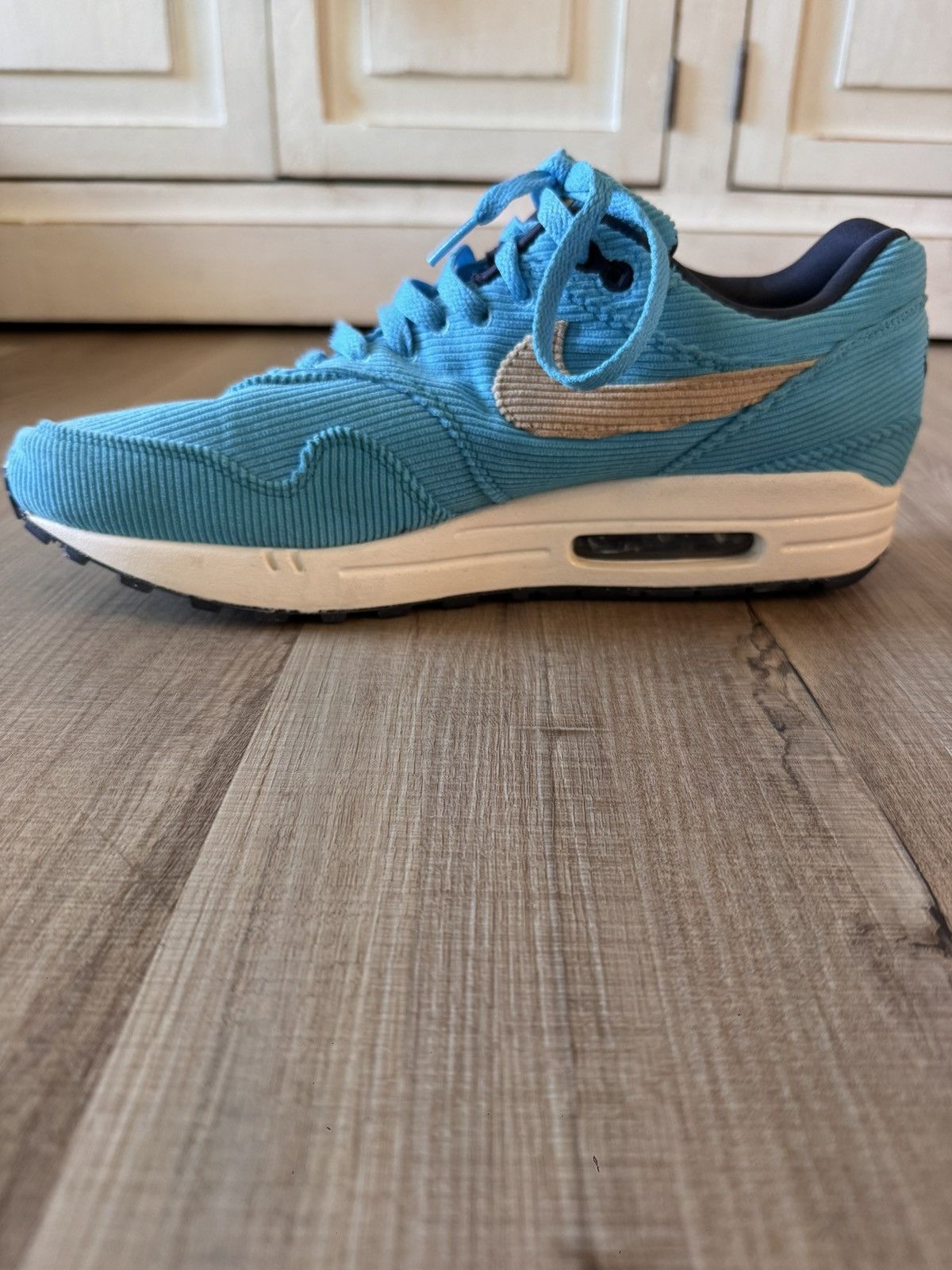 Nike Nike Air Max 1 Premium "Corduroy Baltic Blue" Size US 12 / EU 45 - 9 Thumbnail