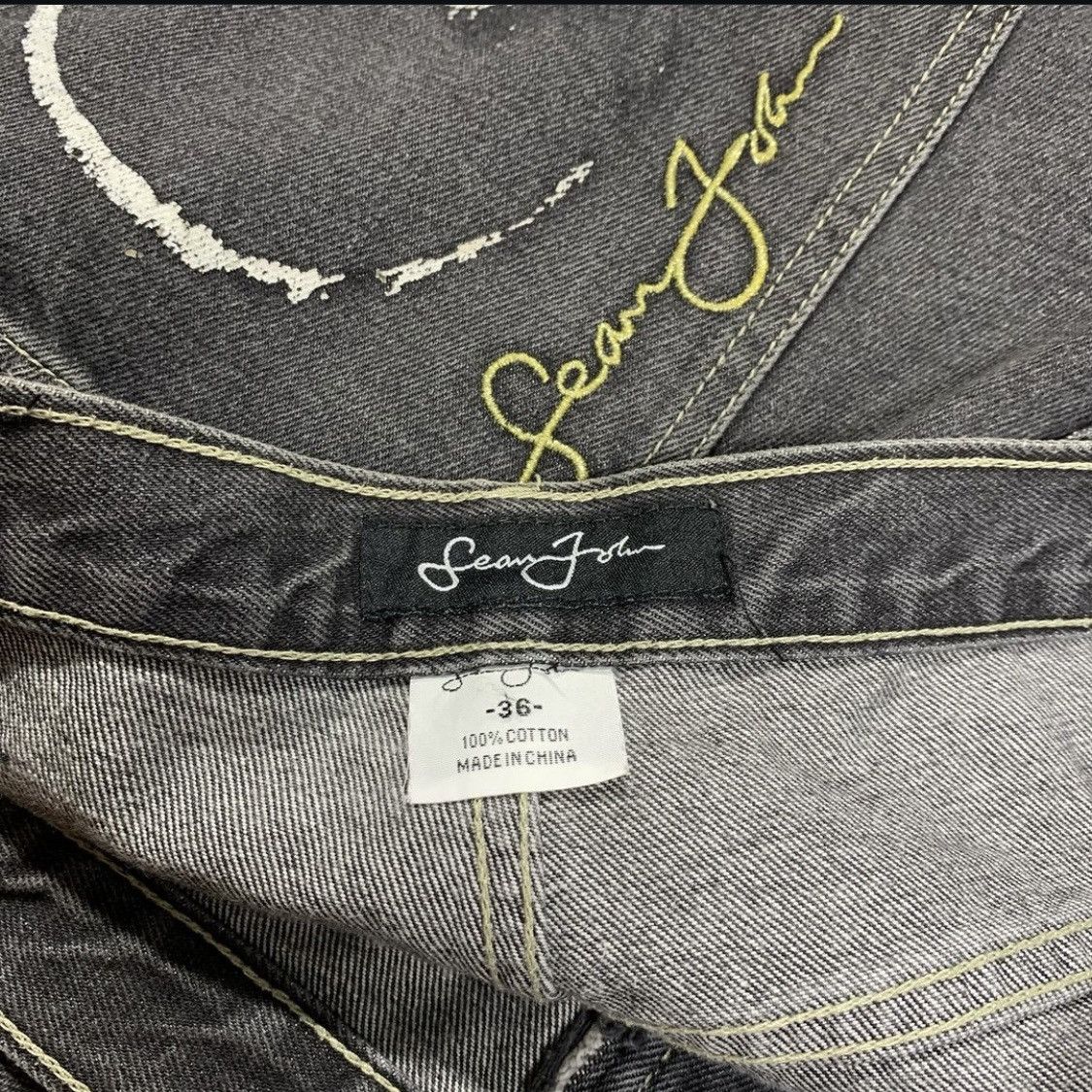 Sean John Rare Item Sean Jhon Embroidery Jorts Cargo Size US 36 / EU 52 - 3 Thumbnail