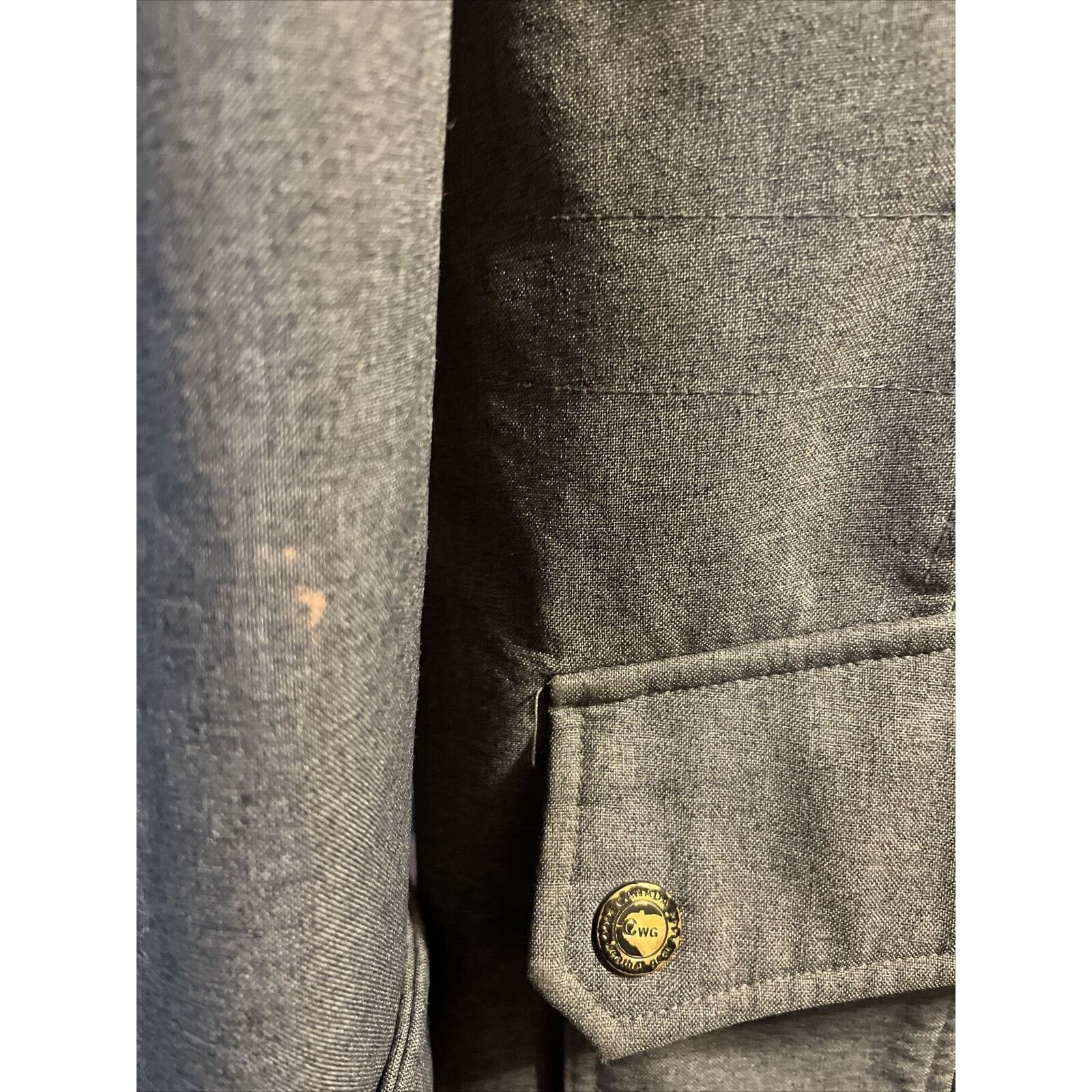 Other Canada Weather Gear Men’s L Gray LS Zip Windbreaker Jacket Size US L / EU 52-54 / 3 - 7 Thumbnail