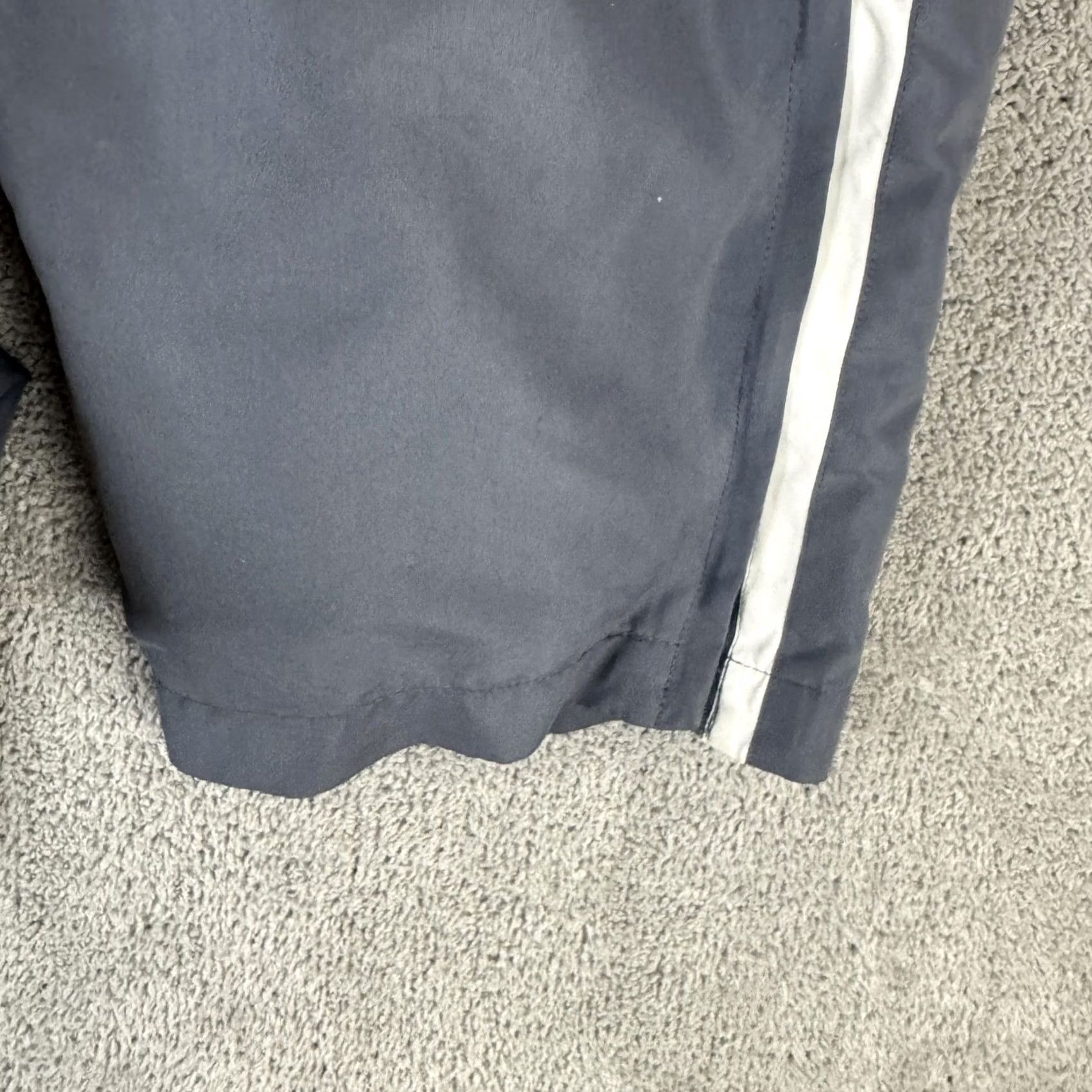 Vintage East West Track Pants Mens M Gray Lined Side Stripe Woven Athletic Size US 31 - 6 Thumbnail