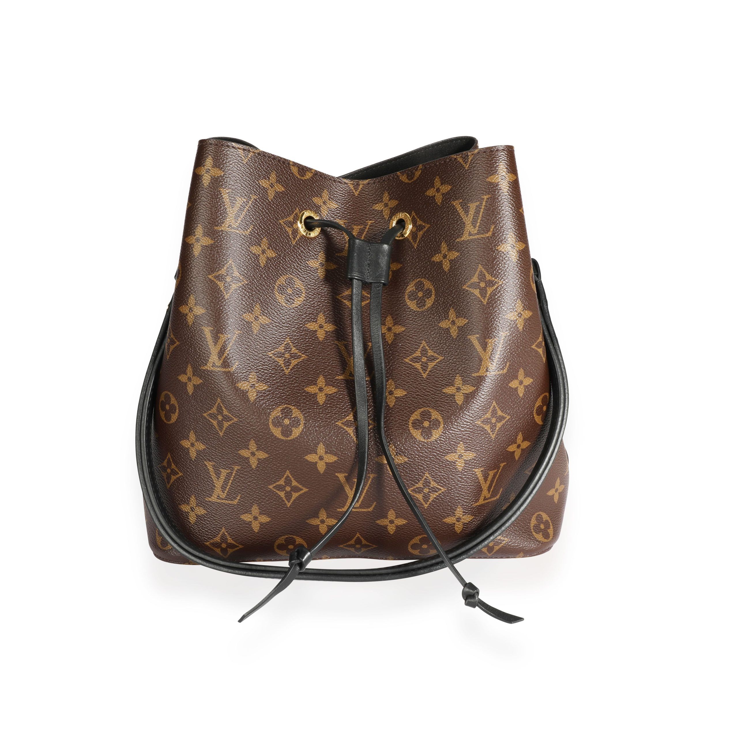 image of Louis Vuitton Monogram Canvas & Black Néonoé, Women's