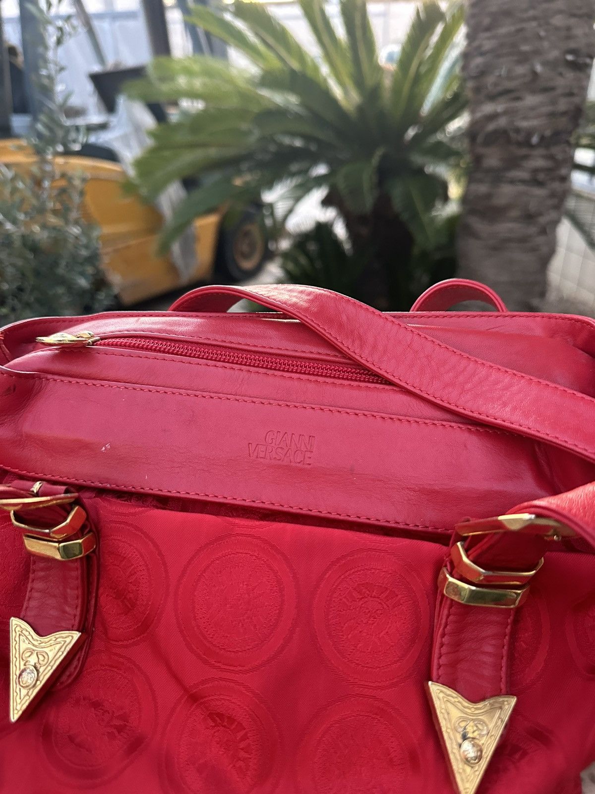 Versace Gianni Versace Red Bag Vintage 1990s Size ONE SIZE - 3 Thumbnail