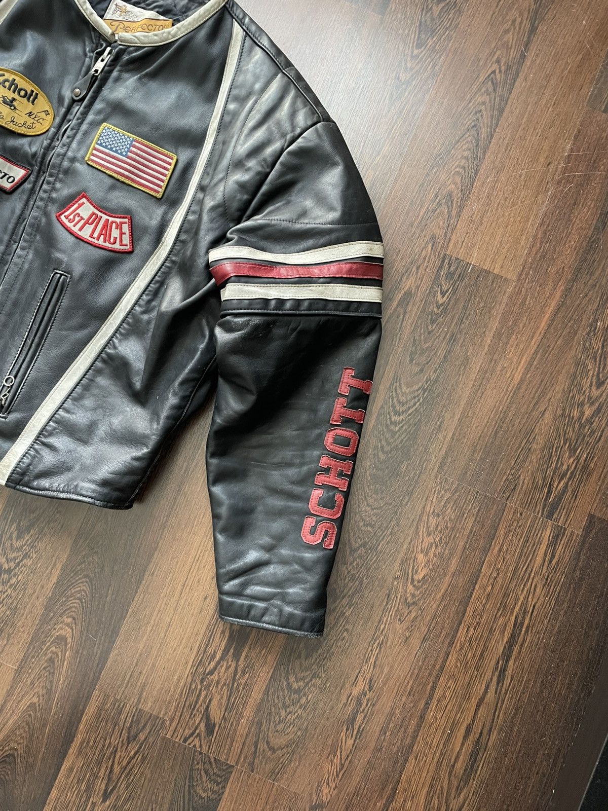 Schott Schott leather moto jacket Size US M / EU 48-50 / 2 - 3 Thumbnail