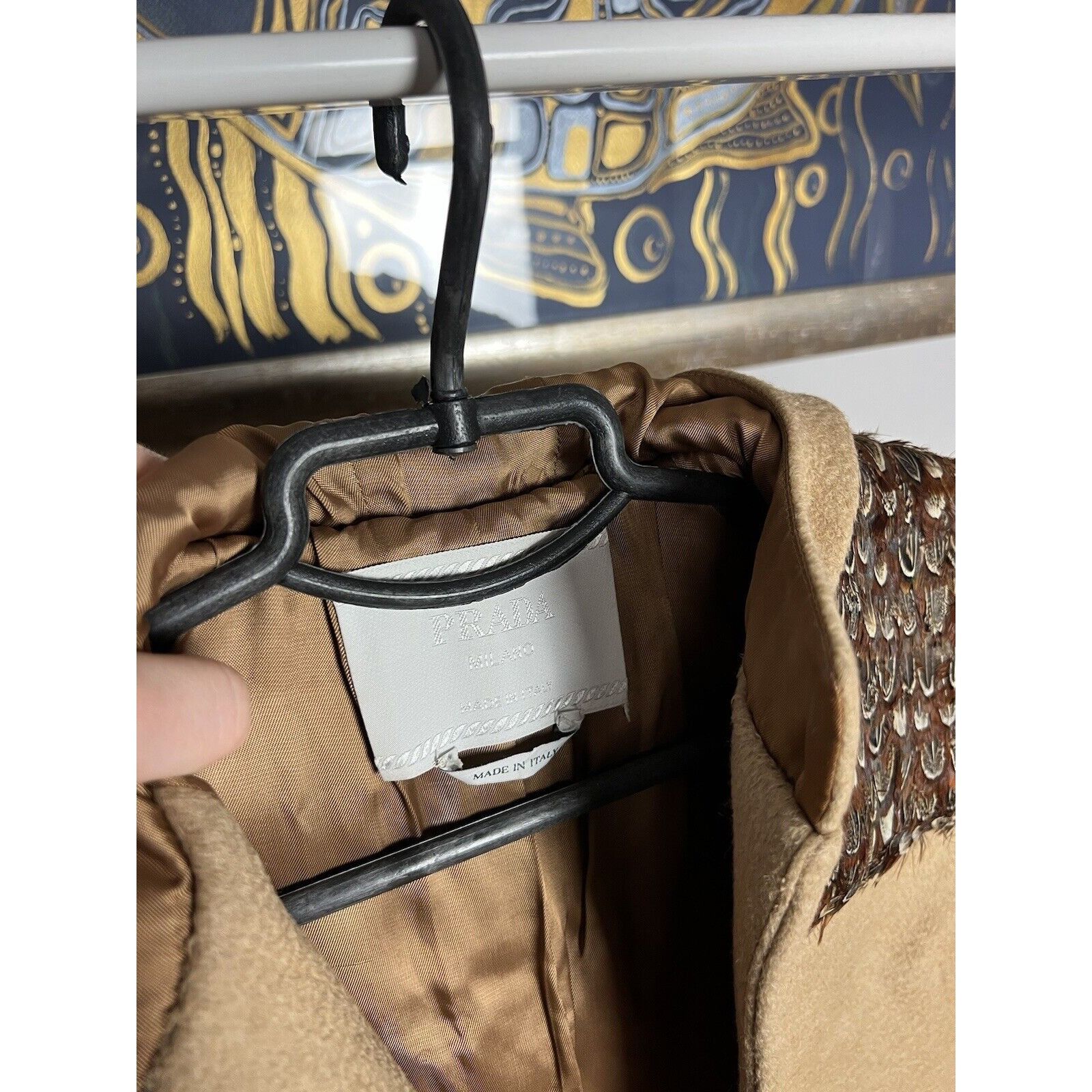 Prada RARE! Prada Beige Camelwool Hooded Coat Size 38 Size XS / US 0-2 / IT 36-38 - 14 Thumbnail