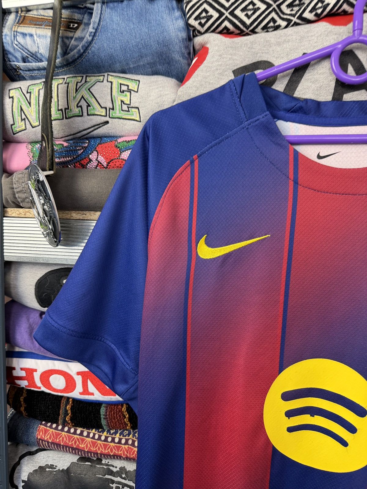 Nike Nike FCB Barcelona Football Tee jersey Size US L / EU 52-54 / 3 - 4 Thumbnail