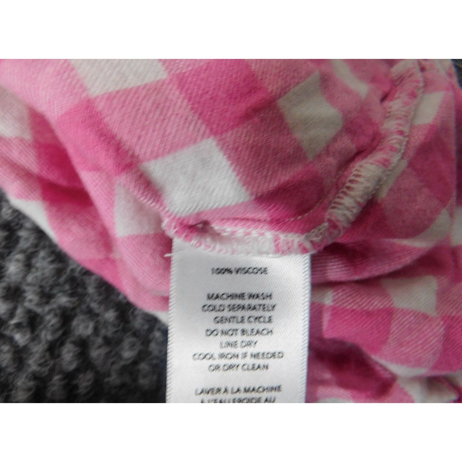 Vintage Beach Lunch Lounge Blouse Womens Small Pink Plaid Sleeveless Cap Neckline Collared Casual Basic 90s Beach Theme Ruffle Breathable Size S / US 4 / IT 40 - 7 Thumbnail