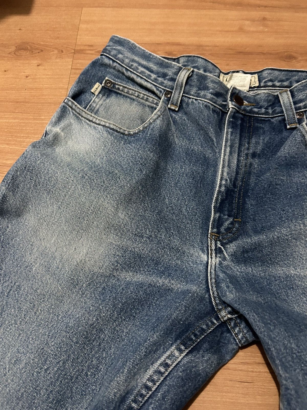 L.L. Bean × Vintage Crazy Faded Vintage L.L.Bean Denim Size US 34 / EU 50 - 5 Thumbnail