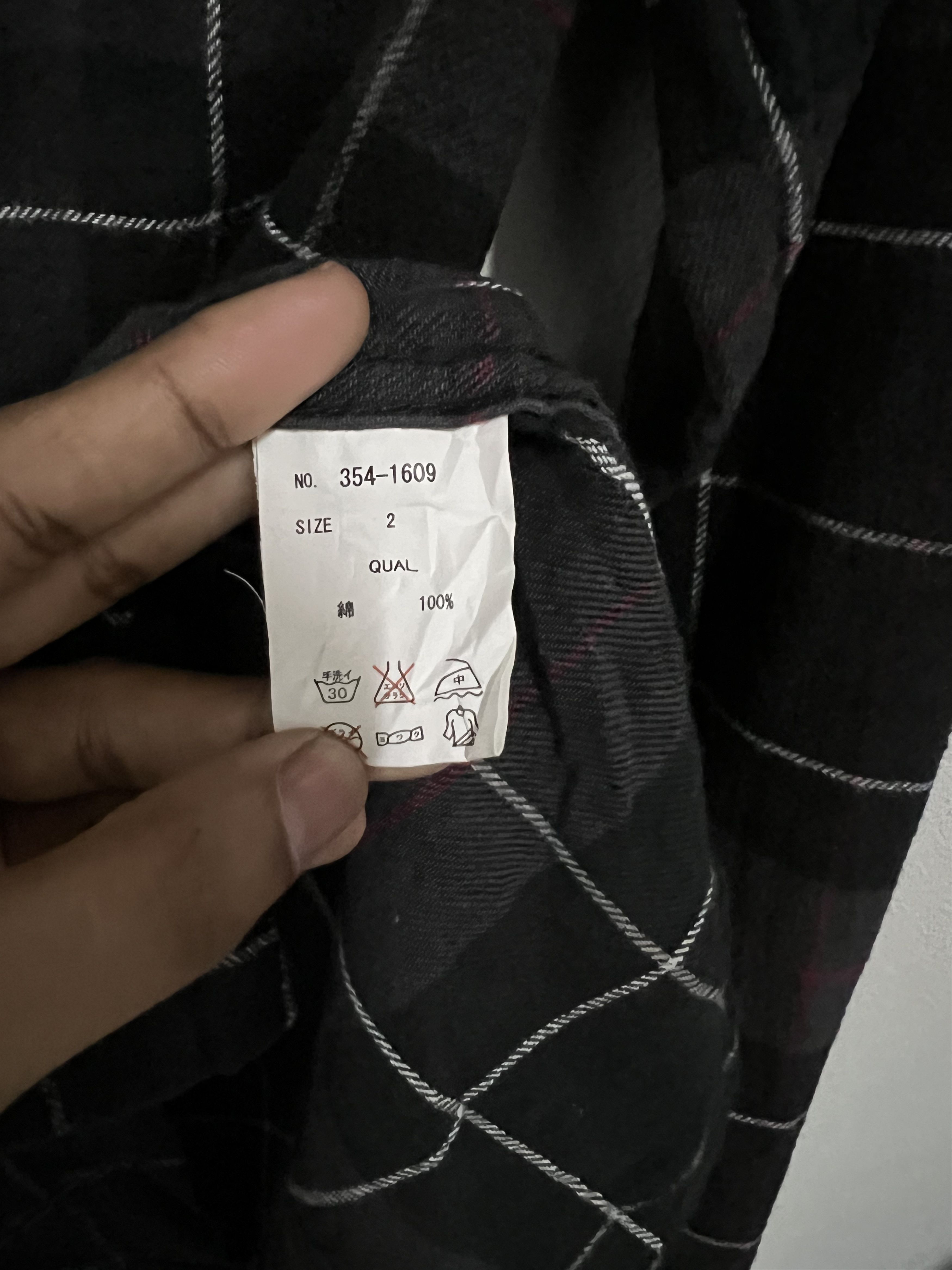 Vintage Vintage Request Plaid Tartan Flannel Shirt Size US S / EU 44-46 / 1 - 5 Thumbnail