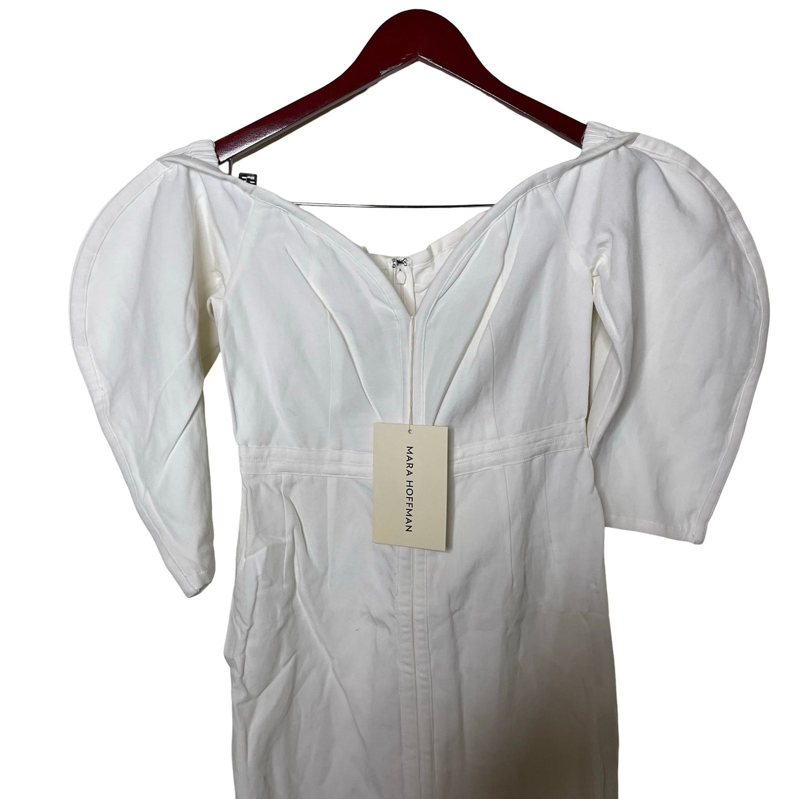 Mara Hoffman Mara Hoffman Leonara off-the-shoulder Lyocell linen dress 0 Size XS / US 0-2 / IT 36-38 - 6 Thumbnail