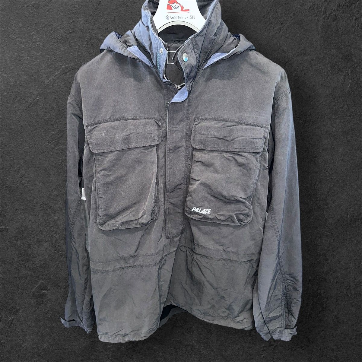 Palace Mesher Jacket in Arctic Grey | Grailed