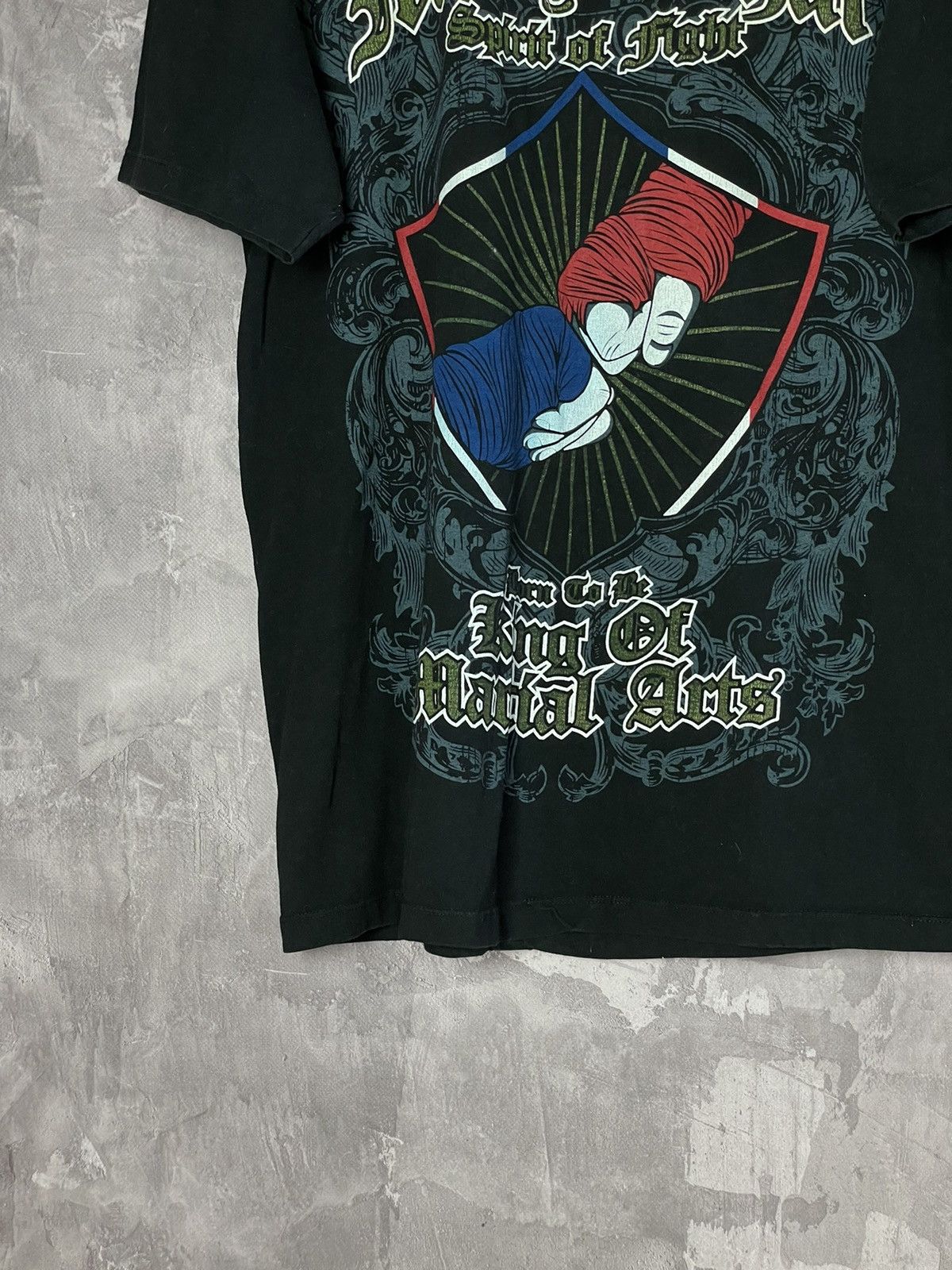 Affliction × Southpole × Tapout Y2K overprint one more Asian karate judo Muay Thai sport tee Size US L / EU 52-54 / 3 - 5 Thumbnail