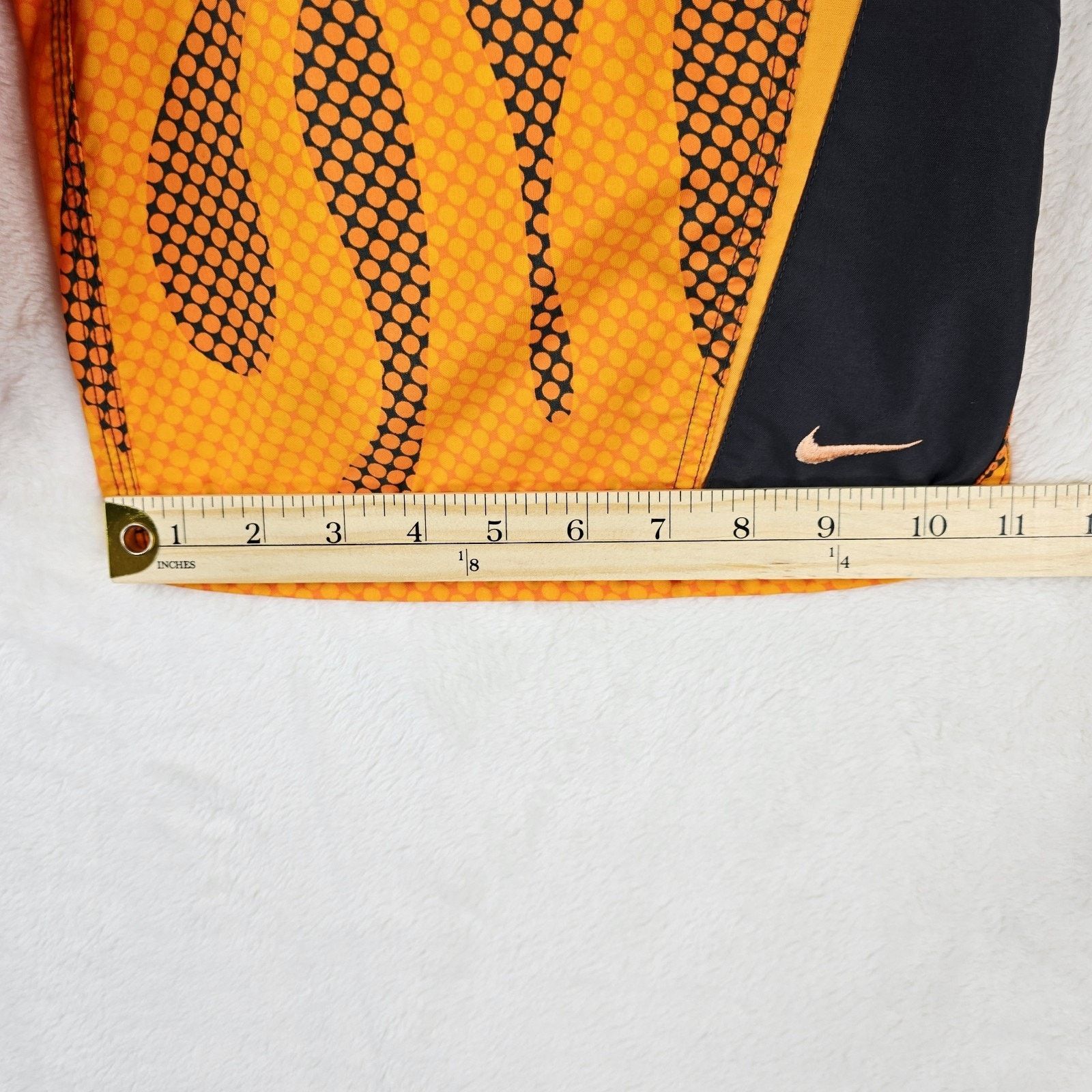 Nike Vintage Nike Flame Boardshorts Medium Orange Swim Trunks Size US 31 - 13 Thumbnail