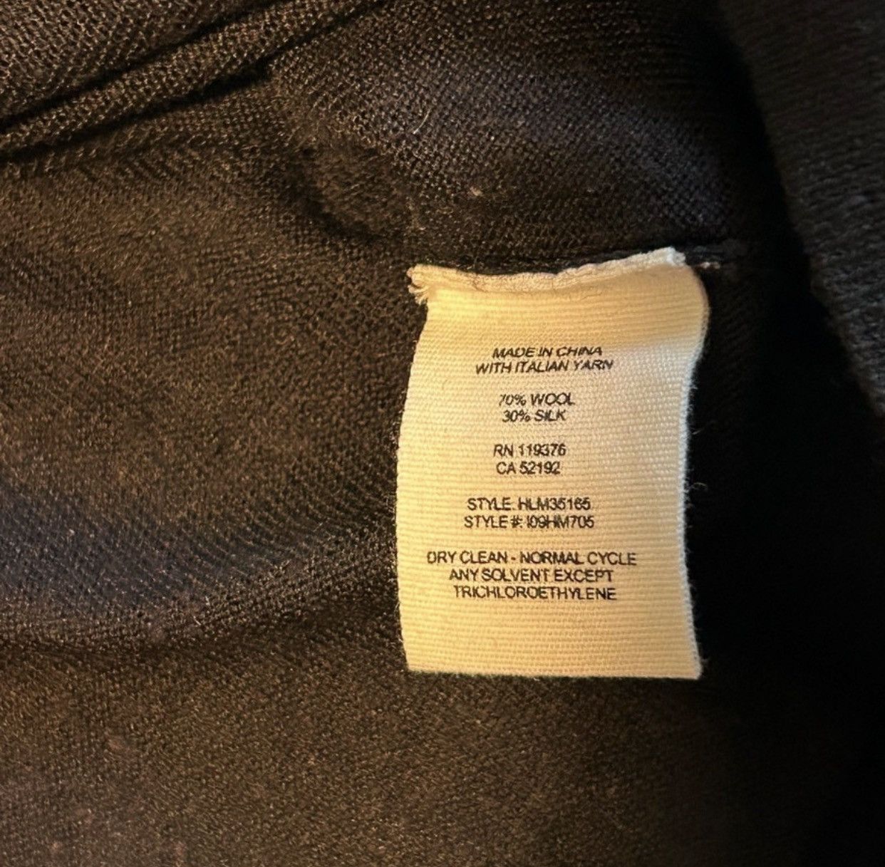 Helmut Lang Helmut Lang Silk/Wool Fine Knit Sweater Black – Minimal Logo Size US S / EU 44-46 / 1 - 6 Thumbnail