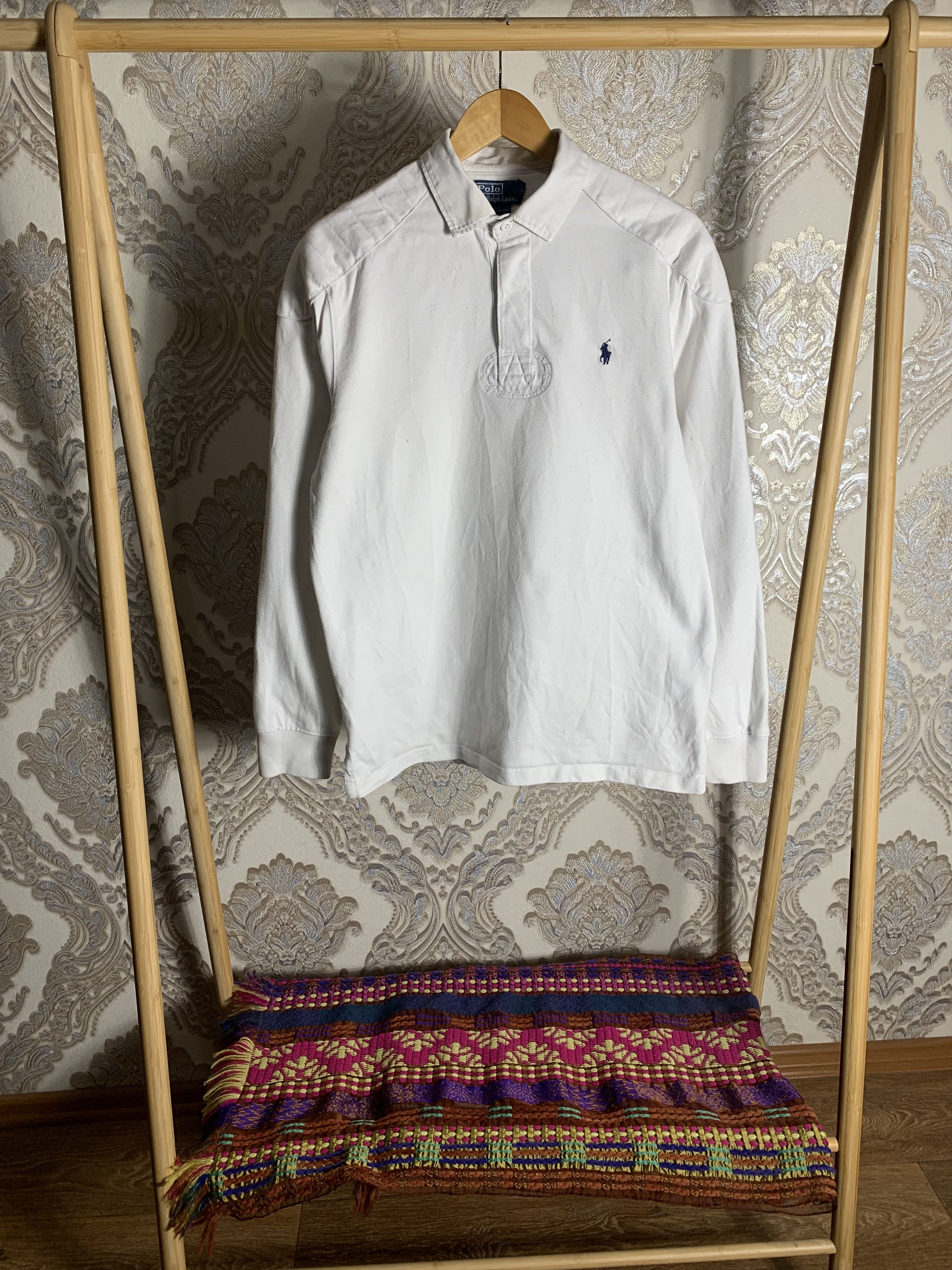 Polo Ralph Lauren VINTAGE POLO RALPH LAUREN RETRO RUGBY CLASSIC CASUAL Y2K 90s Size US L / EU 52-54 / 3 - 1 Thumbnail