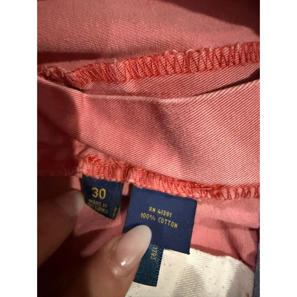 Polo Ralph Lauren Polo Ralph Lauren Men's Coral Chino Shorts 30 Classic Fit Size US 30 / EU 46 - 5 Thumbnail