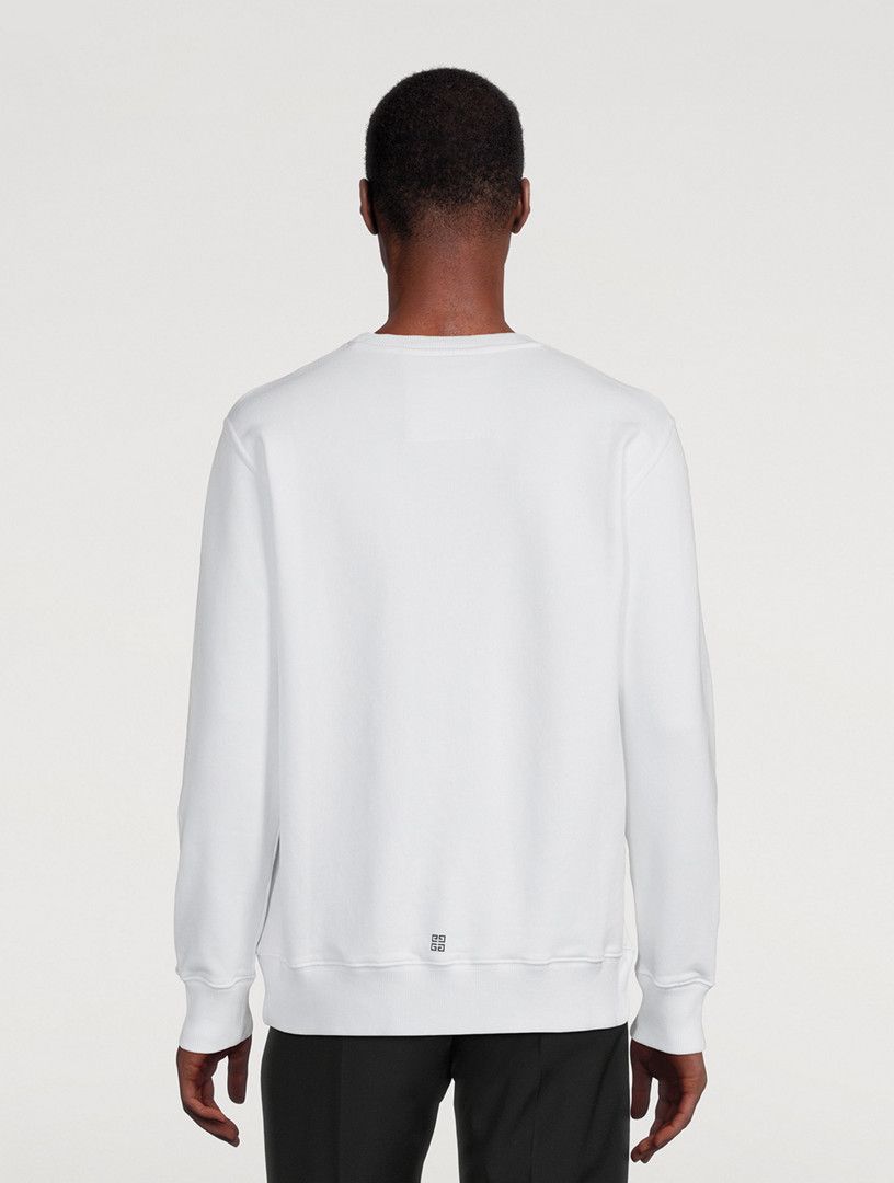 Givenchy o1srvl11e0125 Archetype Slim Fit Sweatshirt in White Size US M / EU 48-50 / 2 - 3 Thumbnail
