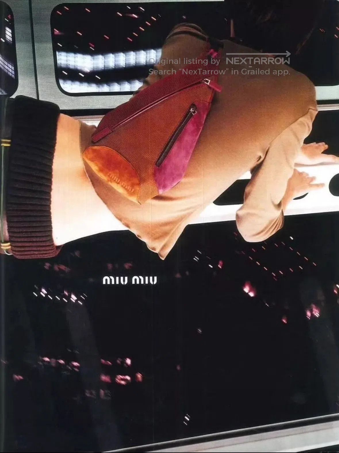 Miu Miu MIU MIU 1999 Vintage Rare Sport Nylon Backpack/ Size ONE SIZE - 2 Thumbnail