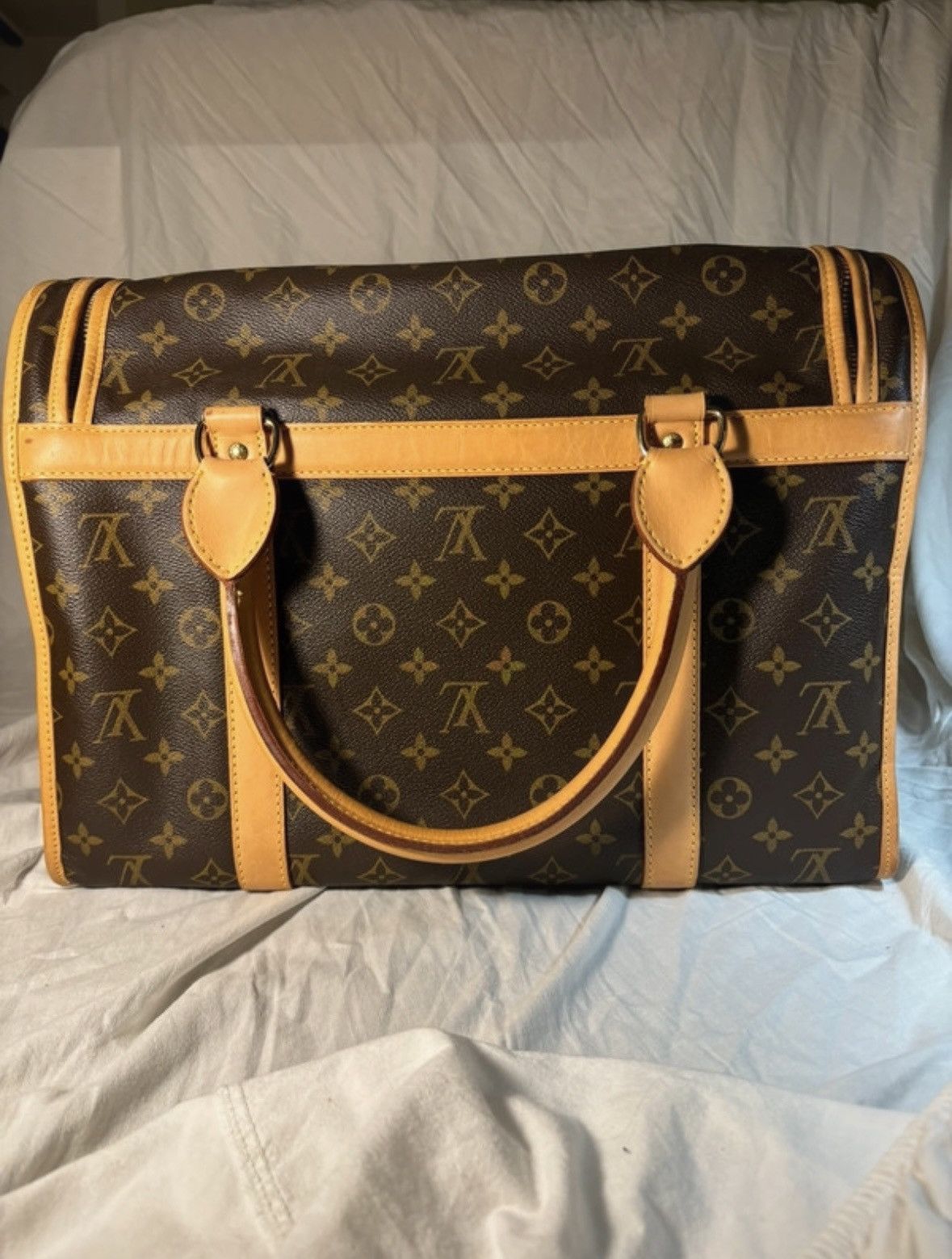 Louis Vuitton LOUIS VUITTON Sac Chien 40 monogram dog carrier shoulder bag Size ONE SIZE - 9 Thumbnail