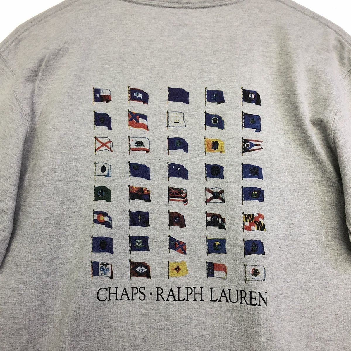 Chaps Ralph Lauren × Vintage Vintage Chaps Ralph Lauren 25 Flags Backhitt Tshirt Size US L / EU 52-54 / 3 - 3 Thumbnail