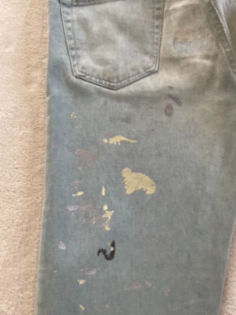 Helmut Lang HELMUT LANG Cement gray inked jeans Size US 30 / EU 46 - 6 Thumbnail
