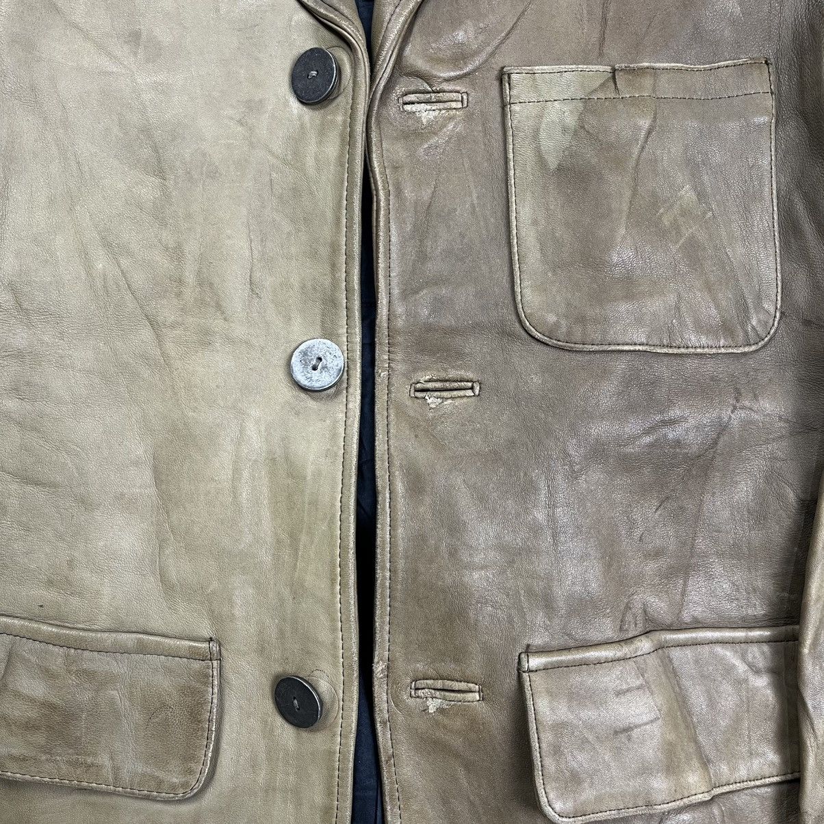 Isamu Katayama Backlash Isamu Katayama Backlash blazer bleach color leather jacket Size US M / EU 48-50 / 2 - 10 Thumbnail