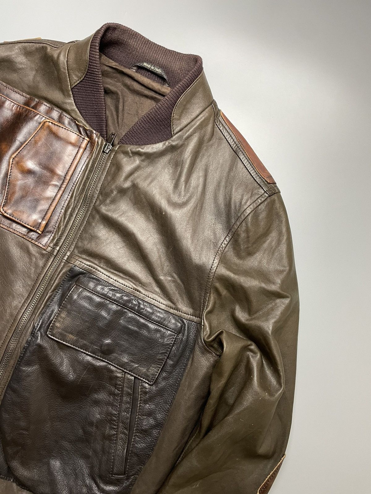 Maison Margiela Maison Margiela AW13 line 10 Patch Leather jacket Size US M / EU 48-50 / 2 - 5 Thumbnail